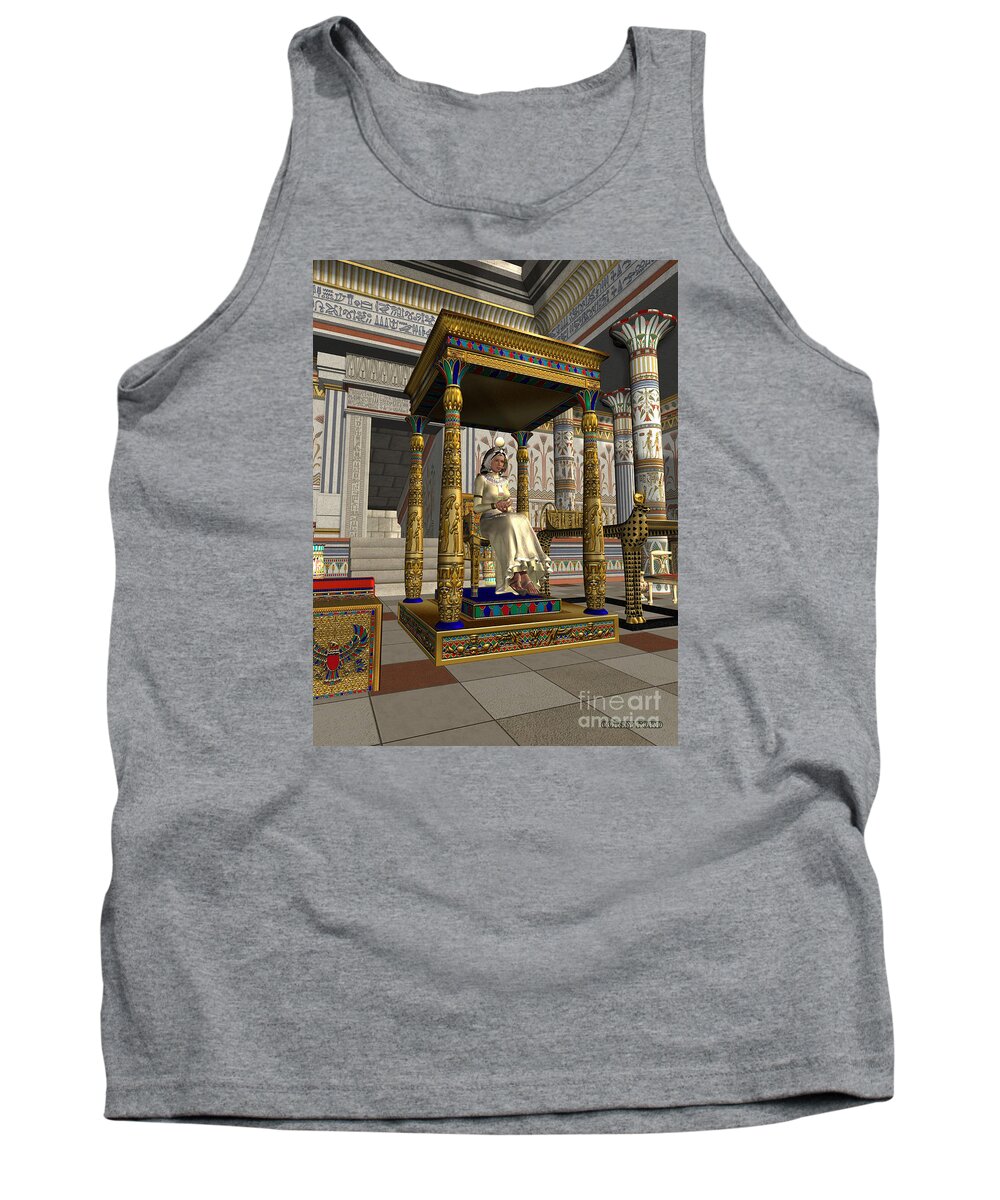 Old Kingdom Tank Top featuring the painting Queen's Throne by Corey Ford
