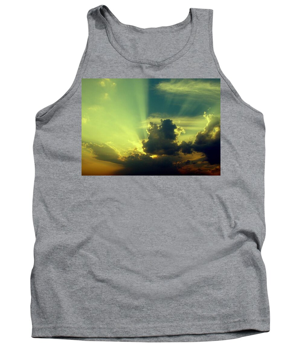 Clouds Tank Top featuring the photograph Radiance by Deborah Crew-Johnson