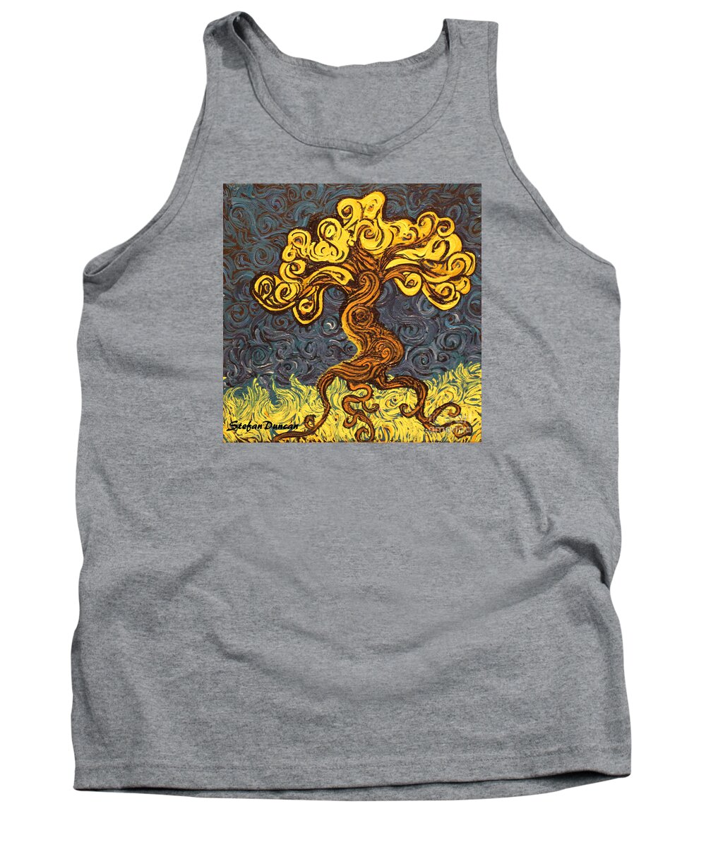 Impressionism Tank Top featuring the painting Radiant Within by Stefan Duncan