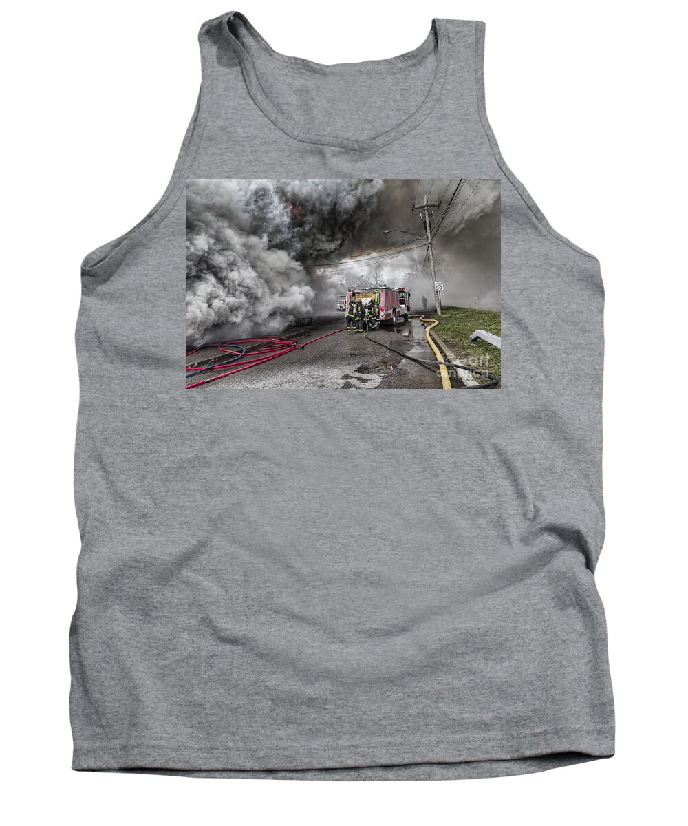 Raging Inferno Tank Top featuring the photograph Raging Inferno by Jim Lepard