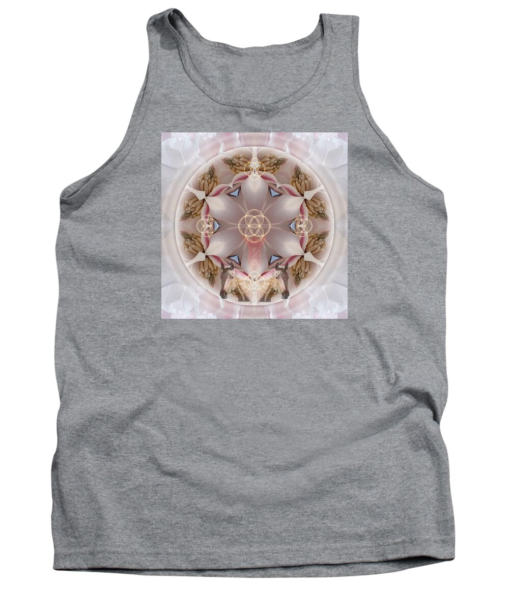 Mandala Tank Top featuring the photograph ReClaiming The Goddess by Alicia Kent