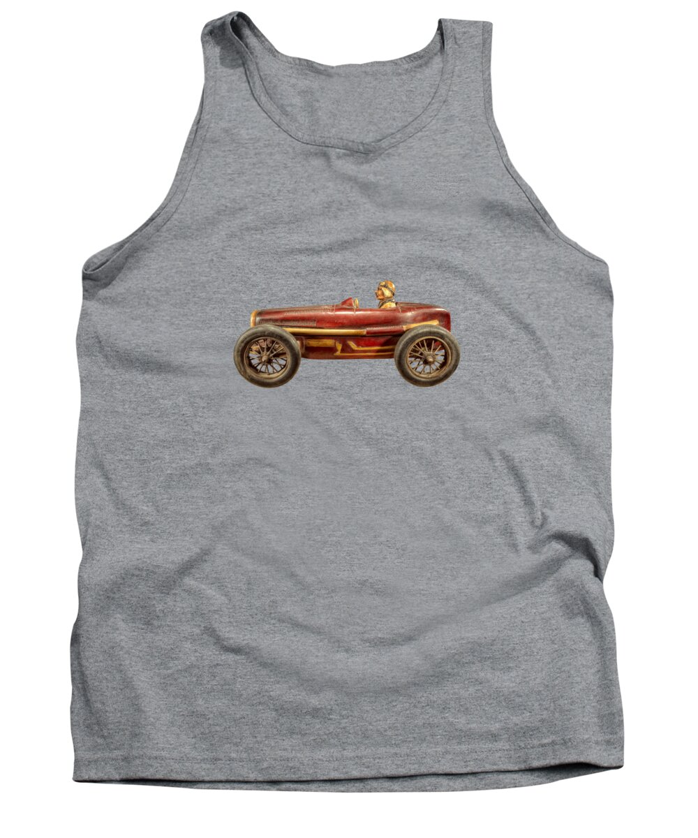 Antique Tank Top featuring the photograph Red Racer Left by YoPedro