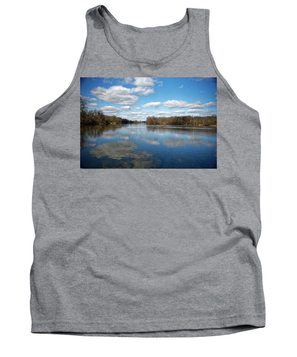 Water Tank Top featuring the photograph Reflections by Peter Ponzio