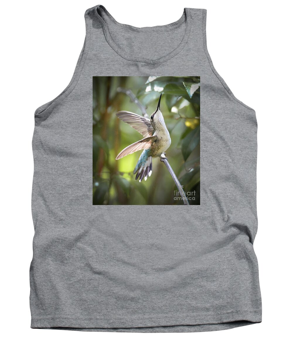 Hummingbird Tank Top featuring the photograph Rejoice by Amy Porter