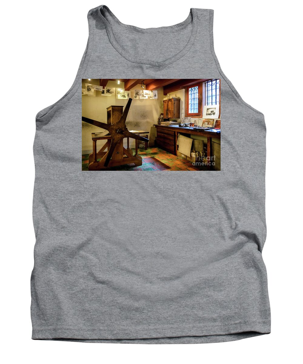 Amsterdam Tank Top featuring the photograph Rembrandt's Former Graphic Workshop in Amsterdam by RicardMN Photography