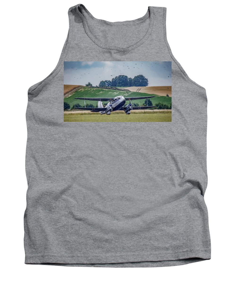 Biplane Tank Top featuring the photograph Resting Dragon by Chris Lord