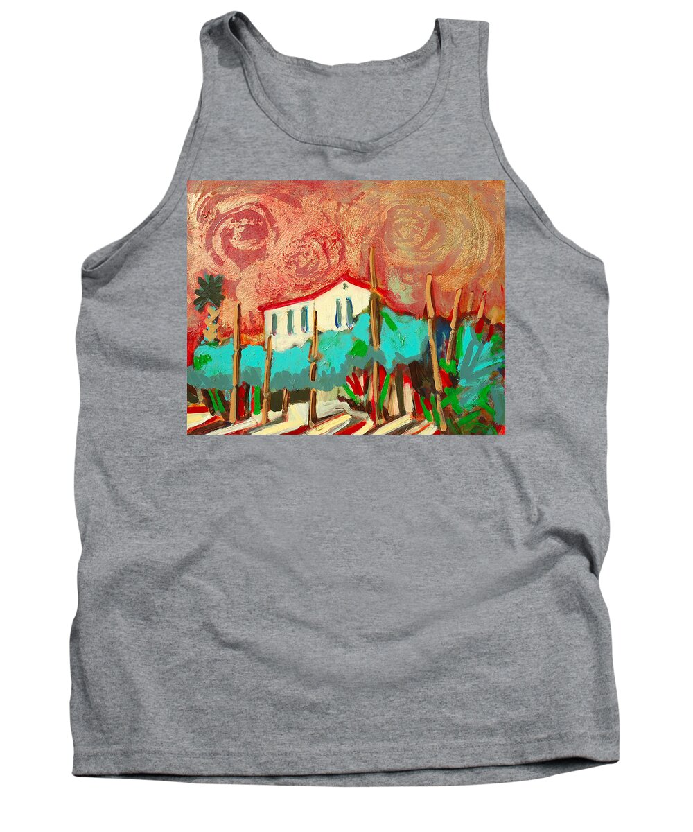 Tuscany Tank Top featuring the painting Ricordare by Kurt Hausmann
