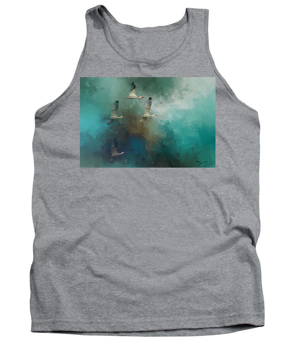 Birds Tank Top featuring the photograph Riding The Winds by Marvin Spates