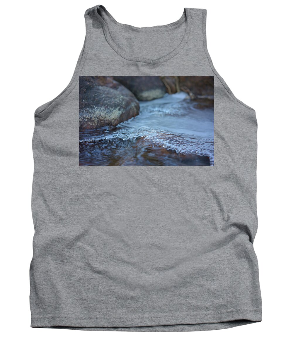 Ice Tank Top featuring the photograph Ripple by Ivan Franklin