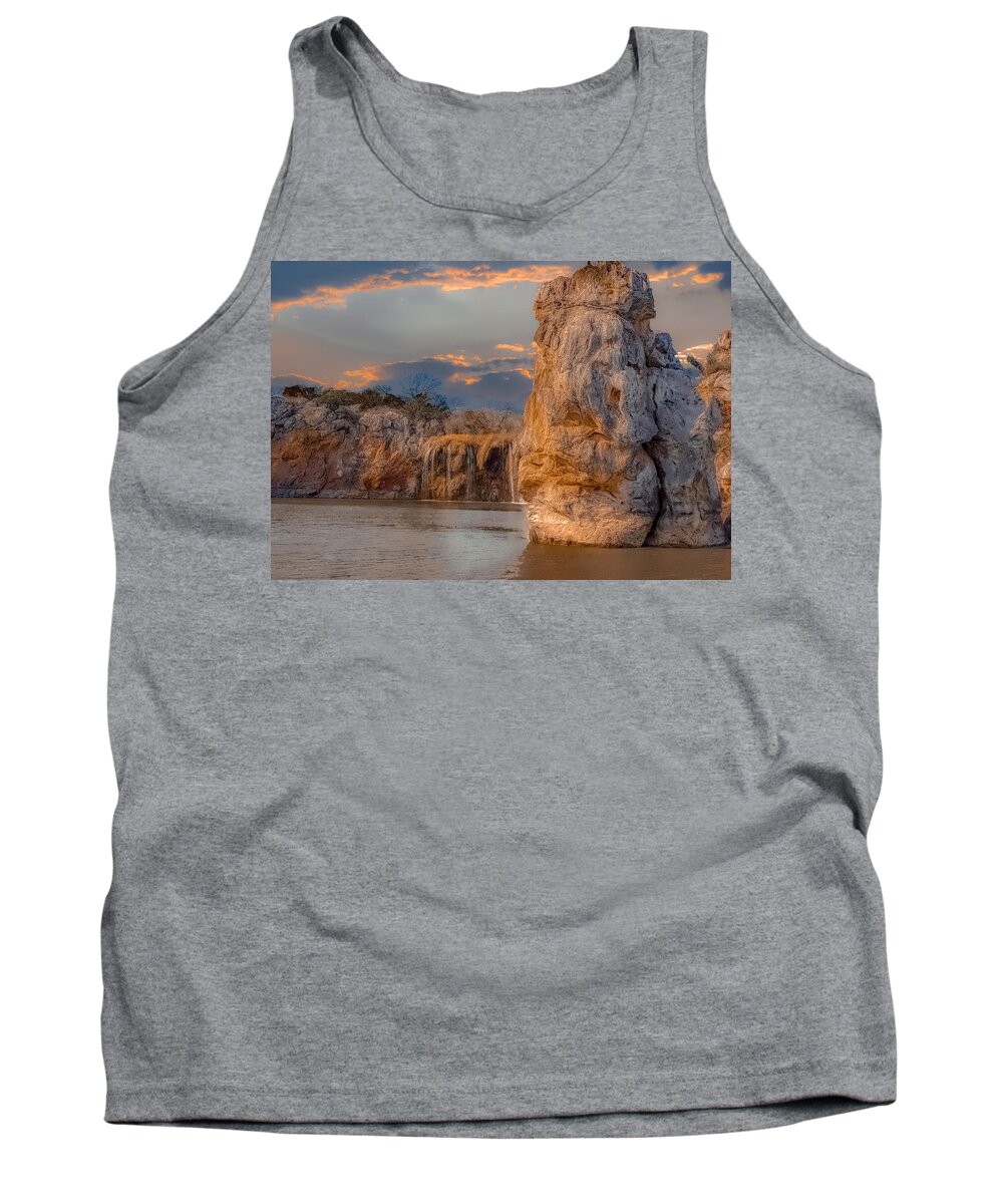 Vanishing River Cruise Tank Top featuring the photograph River Cruise by G Lamar Yancy