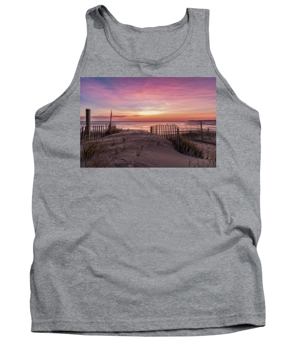 Outerbanks Tank Top featuring the photograph Rodanthe Sunrise by Russell Pugh