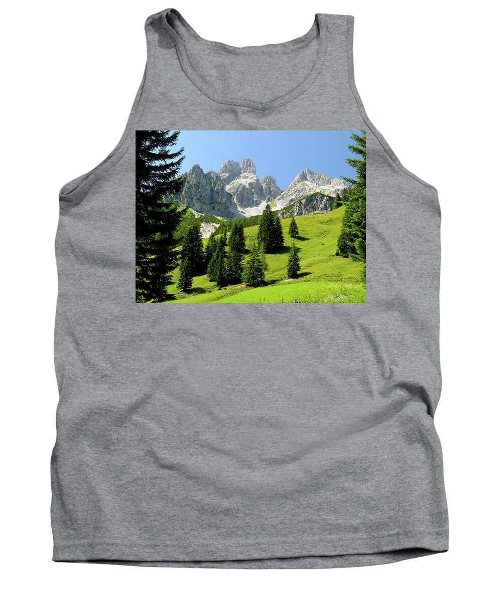 Bischofsmuetze Tank Top featuring the photograph Sacred Land by Evelyn Tambour