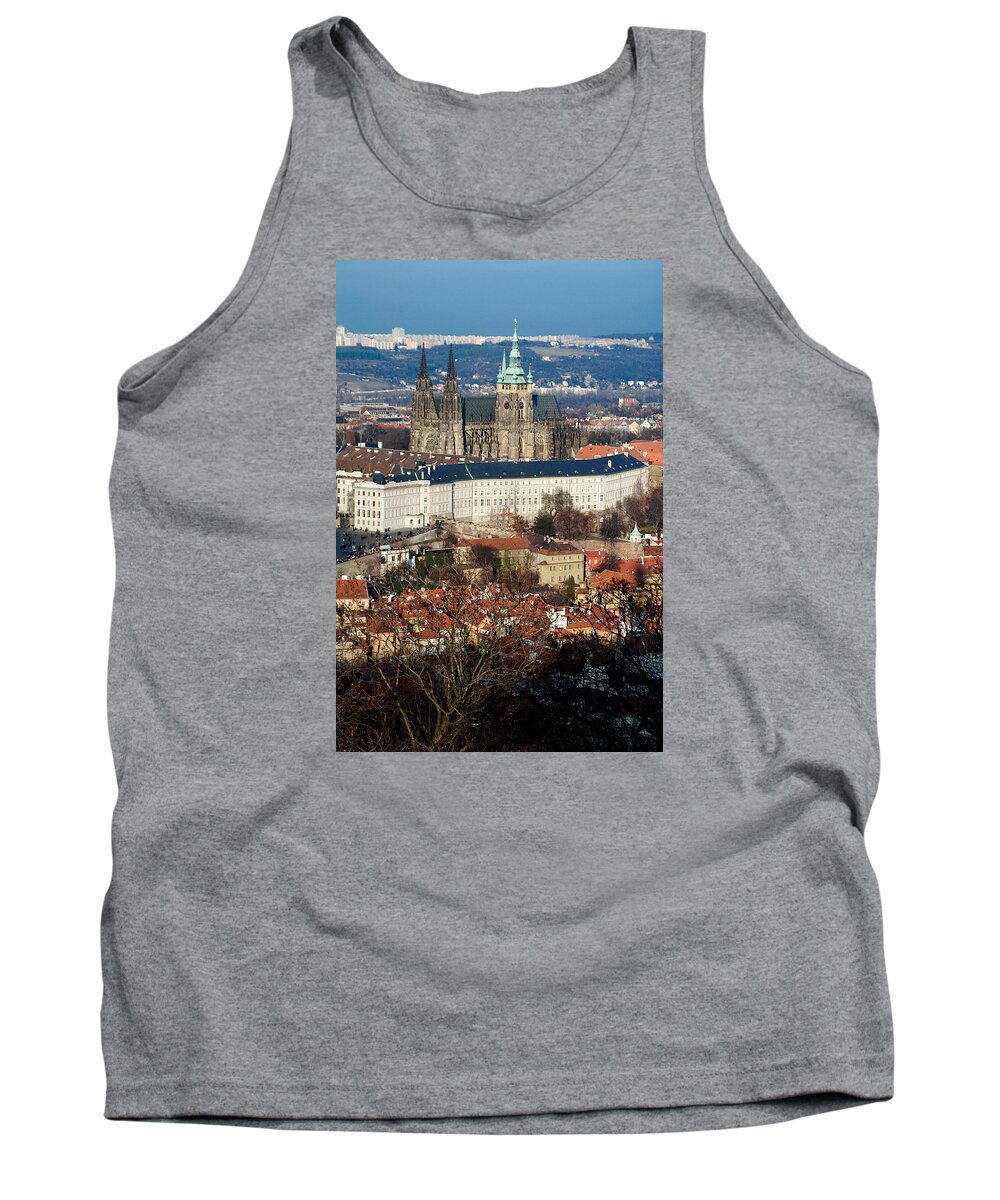 Lawrence Tank Top featuring the photograph Saint Vitus Cathedral 1 by Lawrence Boothby