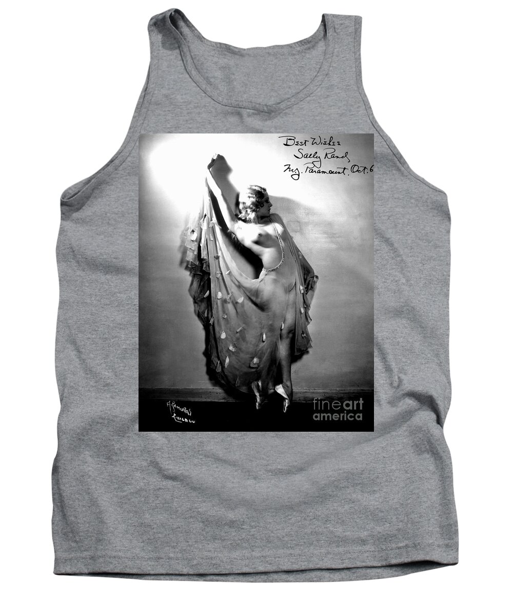 1933 Tank Top featuring the painting Sally Rand (1904-1979) by Granger