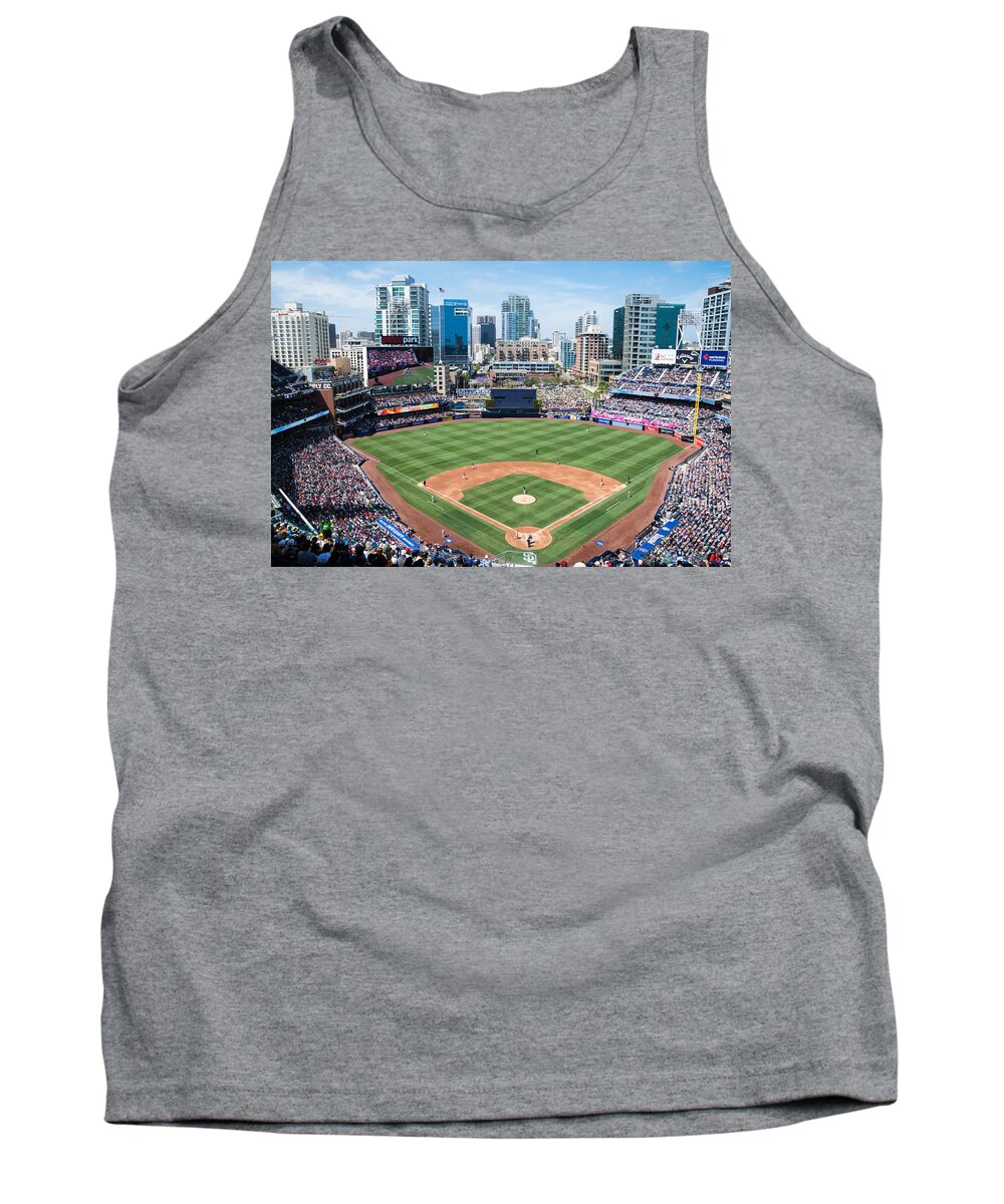 San Diego Tank Top featuring the photograph San Diego Padres by Robert VanDerWal