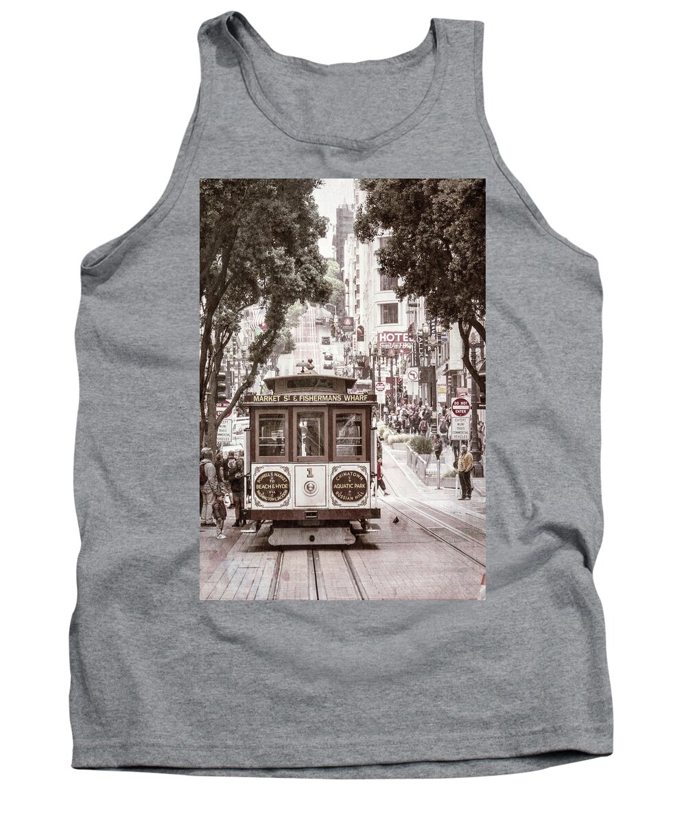 California Tank Top featuring the photograph San Francisco Icon by Alan Toepfer