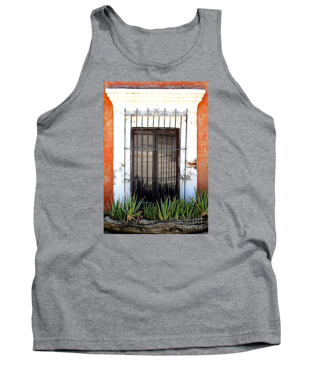 San Jose Del Cabo Tank Top featuring the photograph San Jose Del Cabo Window 4 by Randall Weidner
