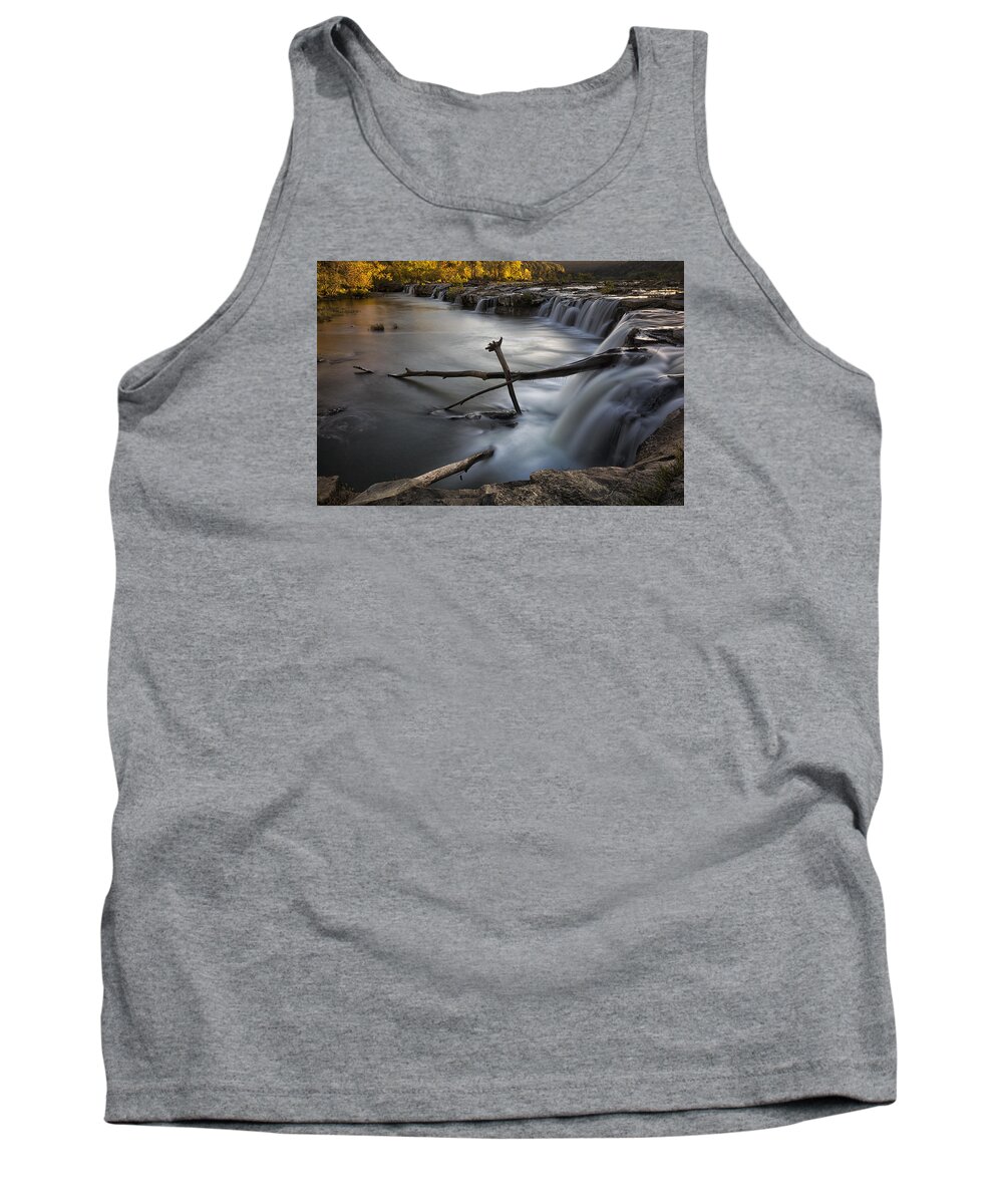 Sandstone Falls Tank Top featuring the photograph Sandstone Falls by Robert Fawcett