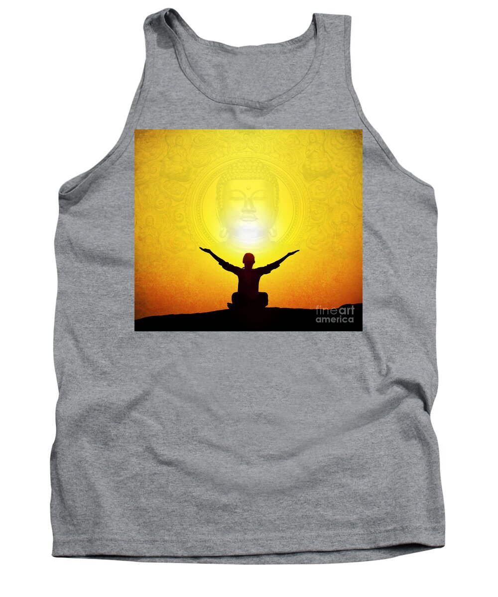 Ethnic Tank Top featuring the photograph Sat Chit Ananda by Tim Gainey