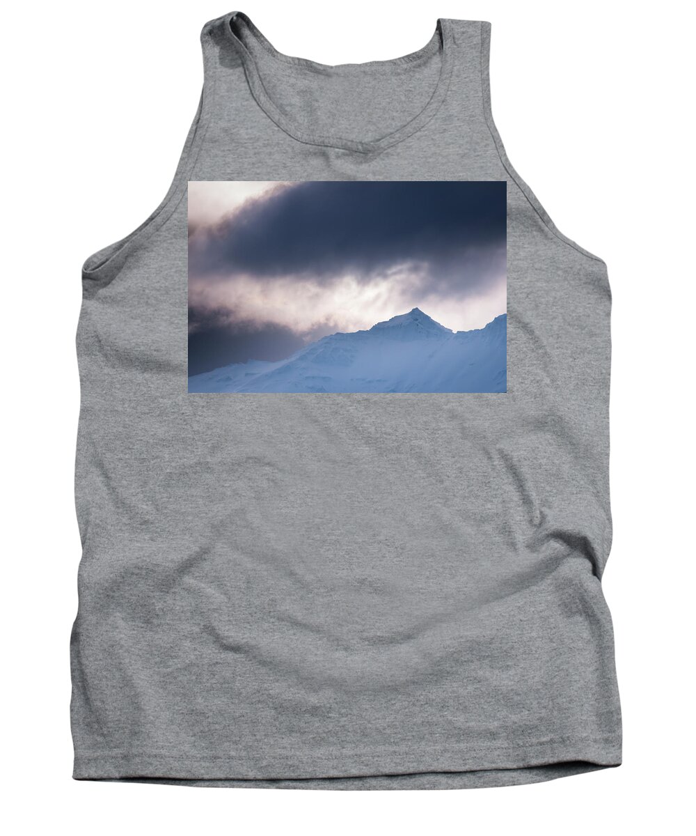 Iceland Tank Top featuring the photograph Savage Mountain by Geoff Smith