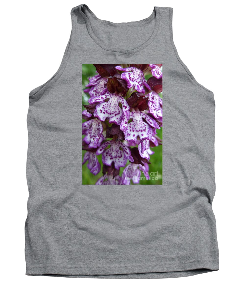 Beauty Tank Top featuring the photograph Savage Orchid 2 by Jean Bernard Roussilhe