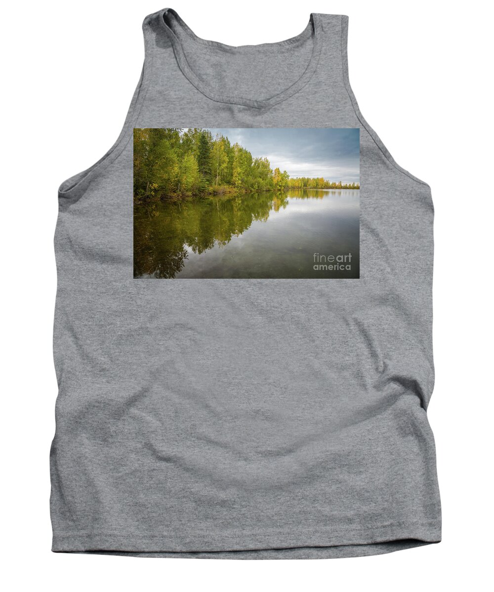 Reflections Lake Tank Top featuring the photograph Scenic Reflections Lake by Eva Lechner
