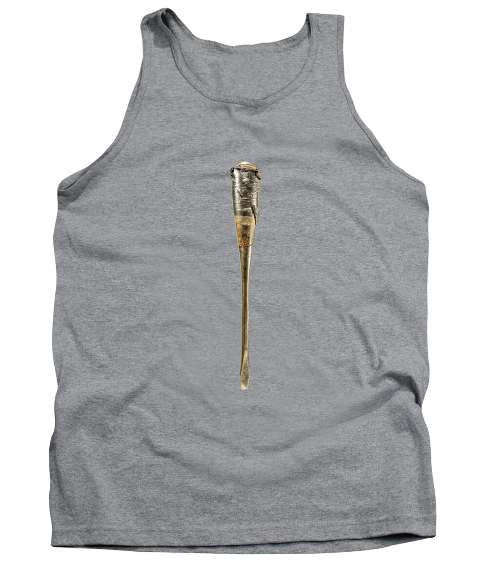 Antique Tank Top featuring the photograph Screwdriver With Tape Handle by YoPedro