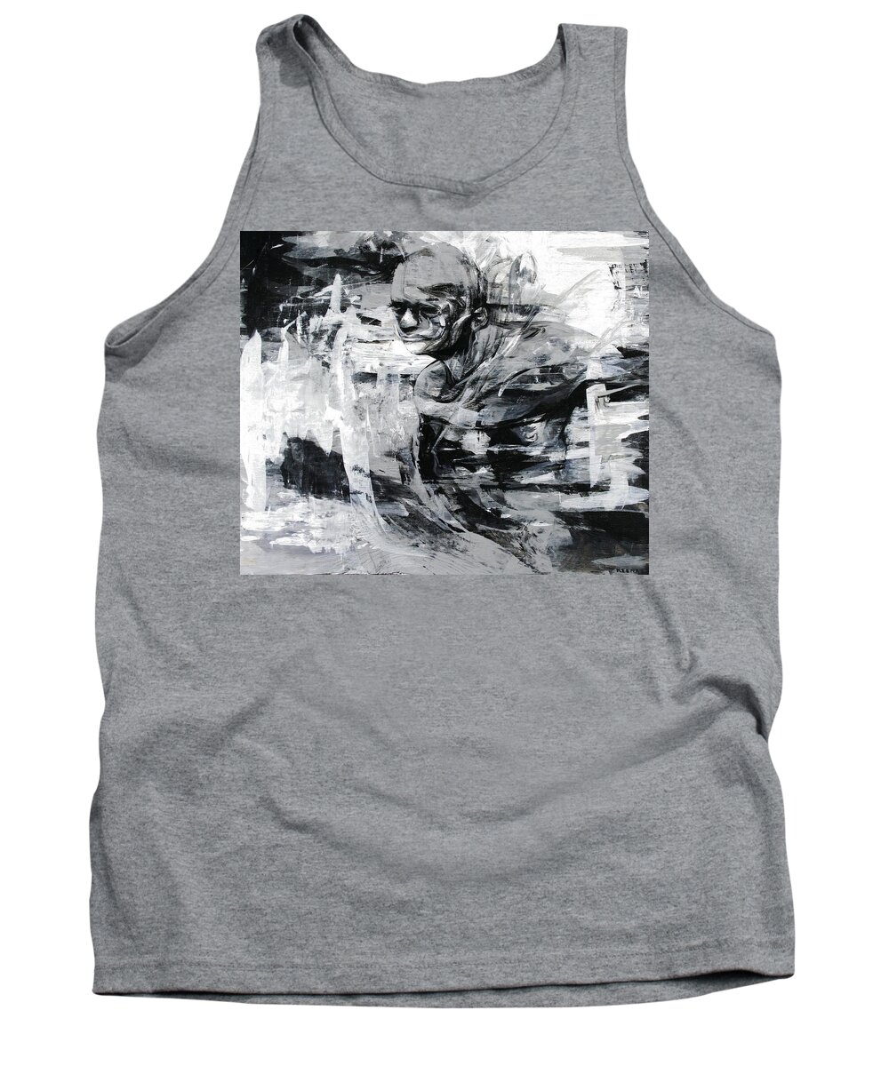 Self-examination Tank Top featuring the painting Self-Examination by Jeff Klena