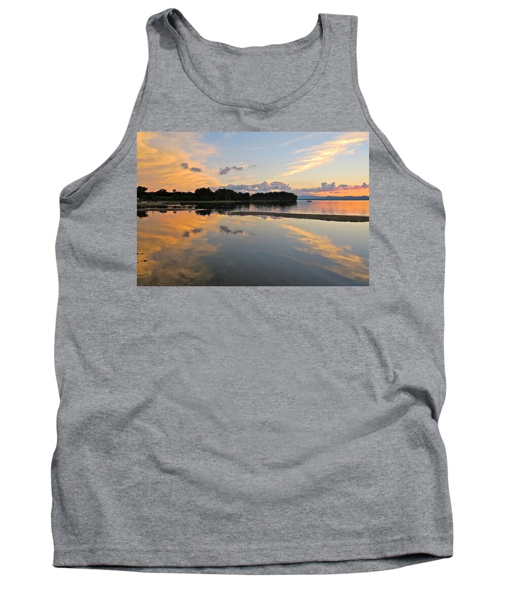 Landscape Photograph Tank Top featuring the photograph Shelburne Time by Mike Reilly