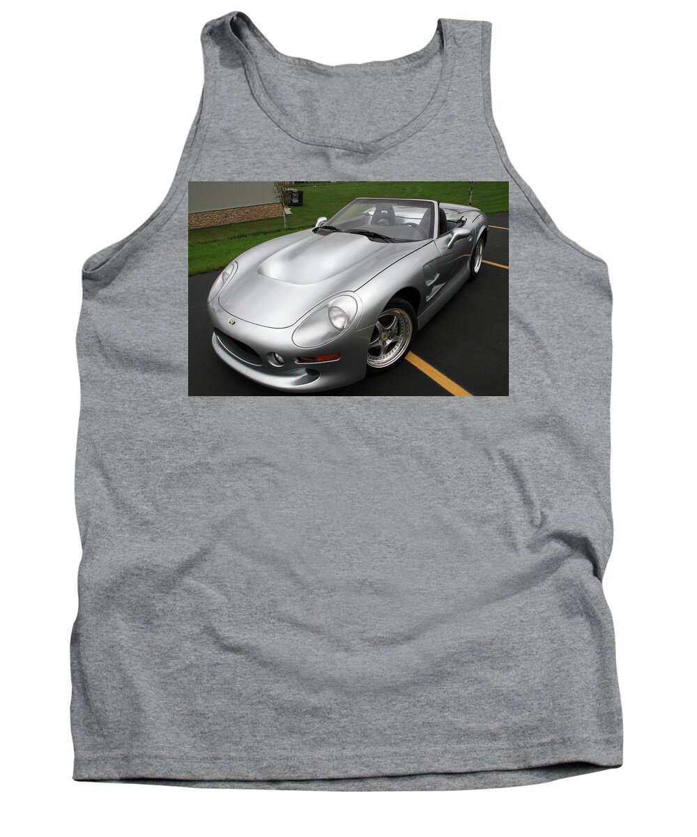 Shelby Tank Top featuring the digital art Shelby by Super Lovely