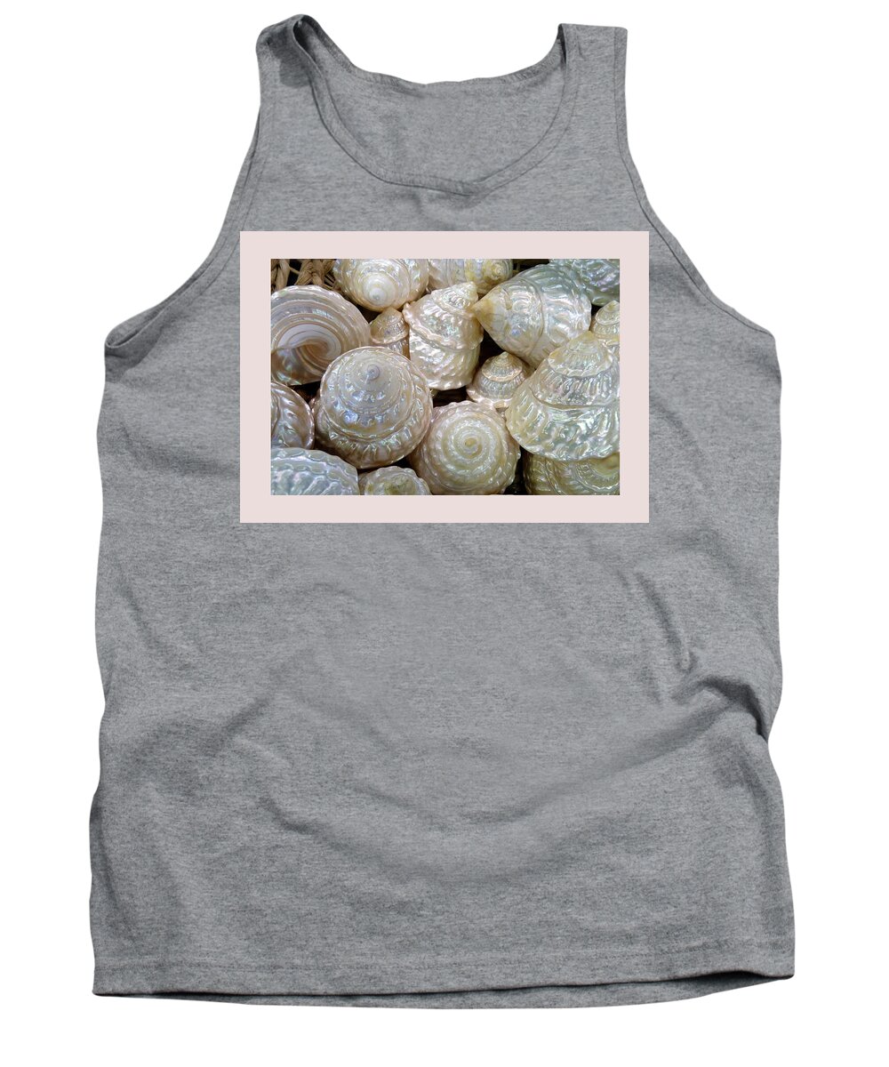 Shells Tank Top featuring the photograph Shells - 4 by Carla Parris