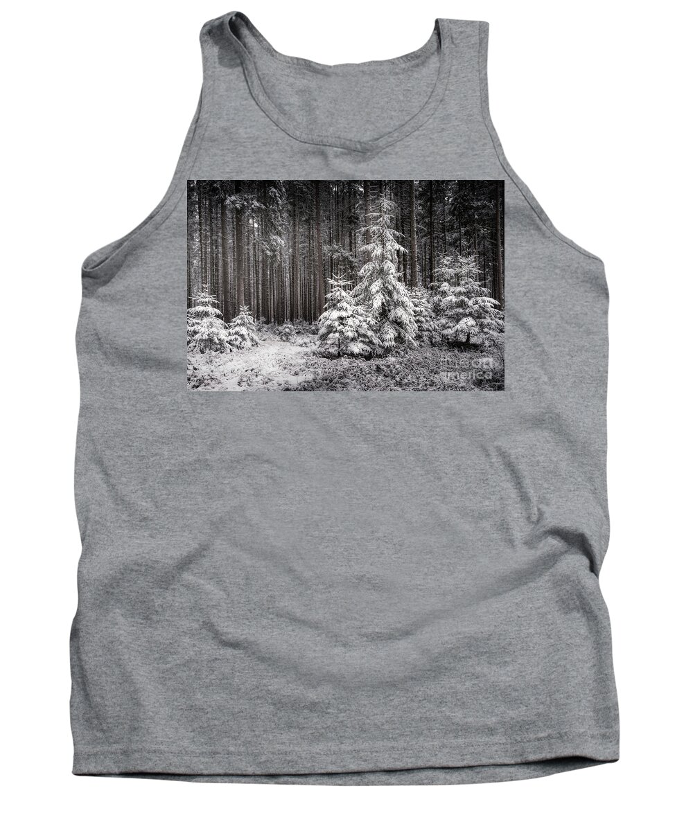 Blue Tank Top featuring the photograph Sheltered Childhood by Hannes Cmarits