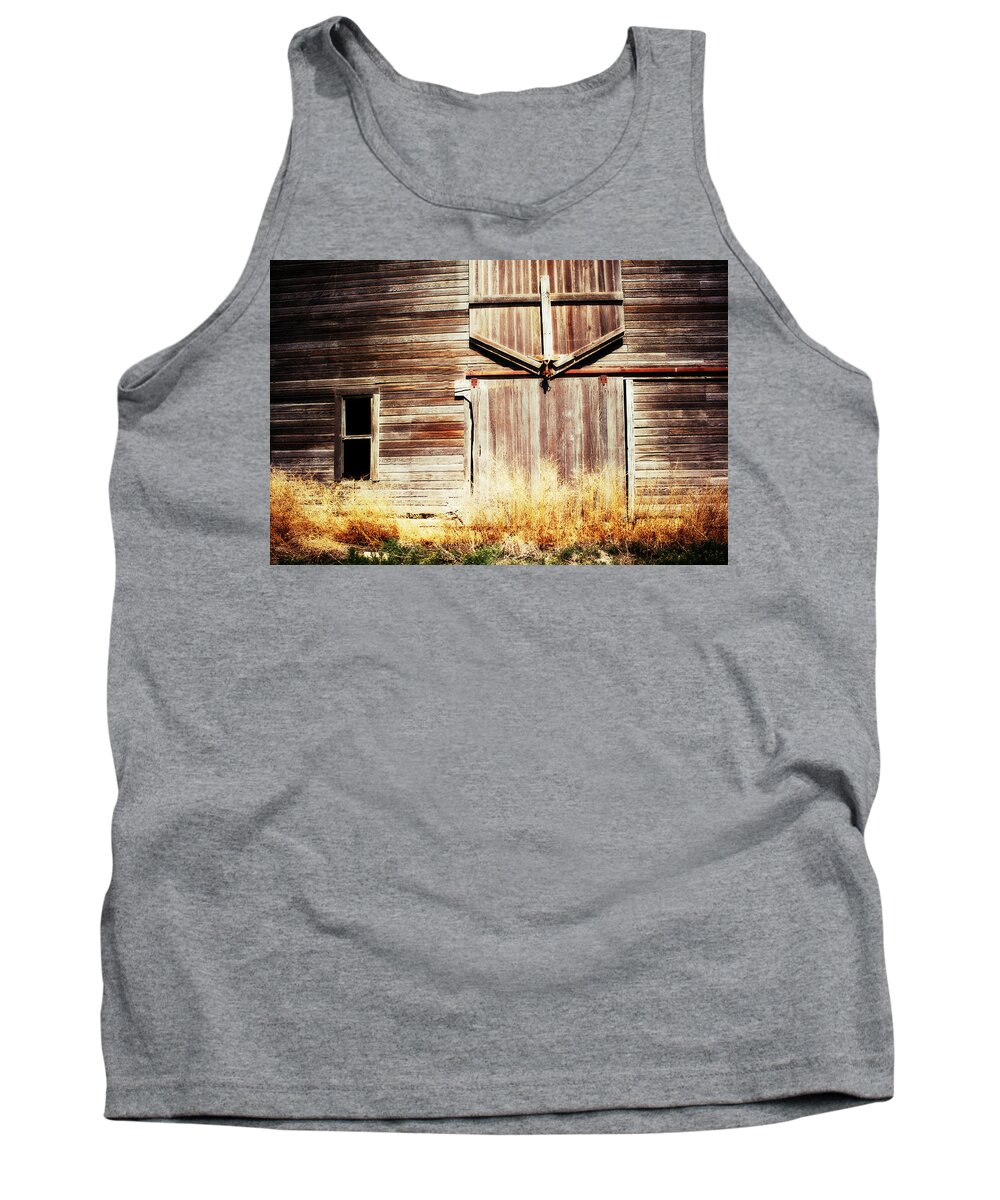 Barn Tank Top featuring the photograph Shine the light on Me by Julie Hamilton