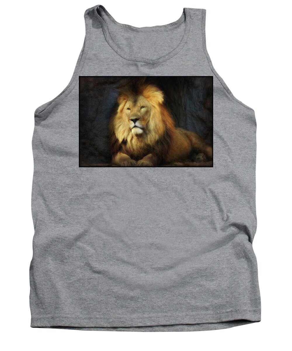 Lions Tank Top featuring the photograph Shombay Fine Art by Elaine Malott
