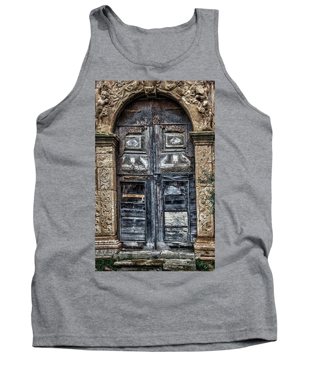 Tank Top featuring the photograph Sicilian Door by Patrick Boening