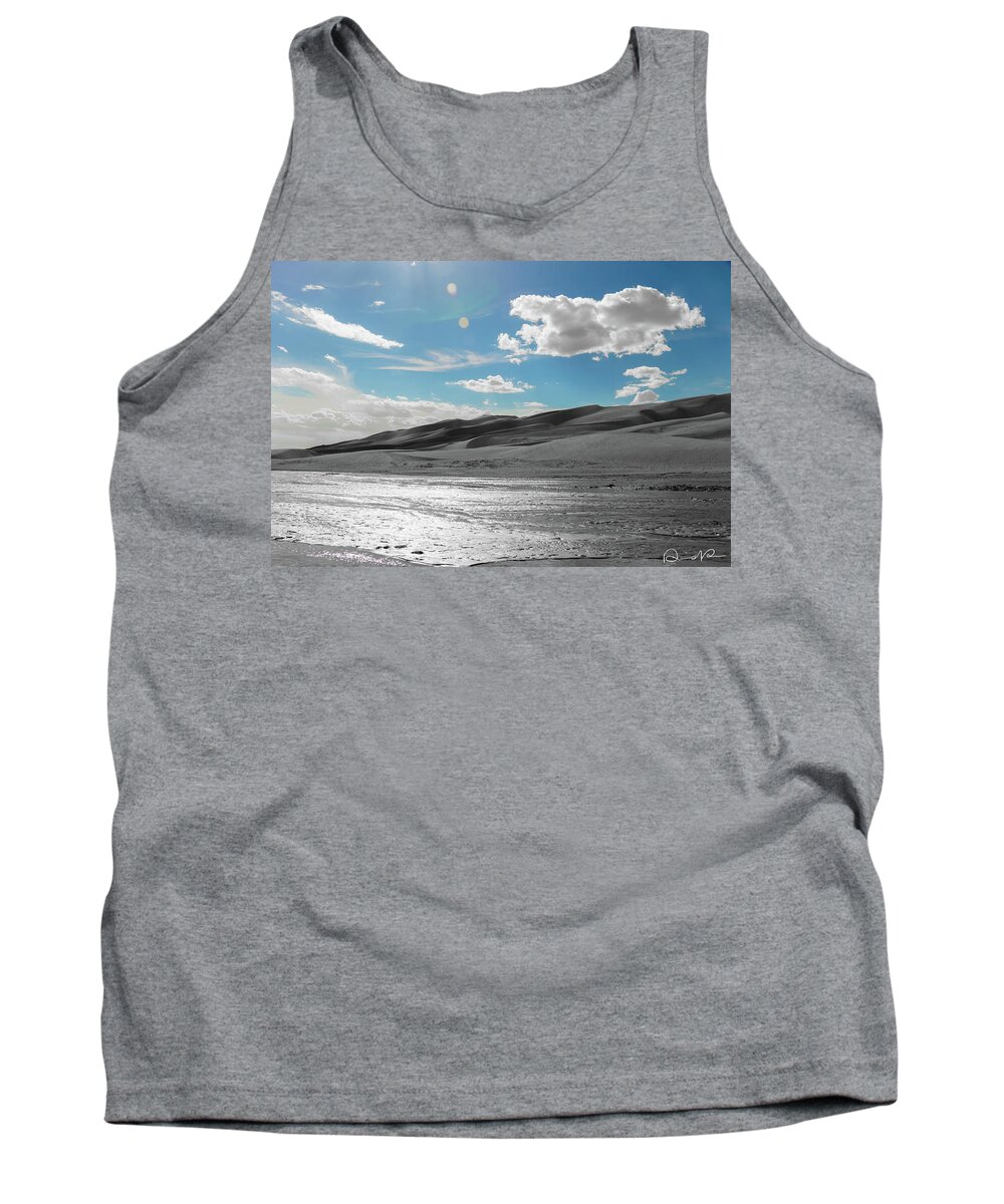 Canon 7d Mark Ii Tank Top featuring the photograph Silver Sand by Dennis Dempsie