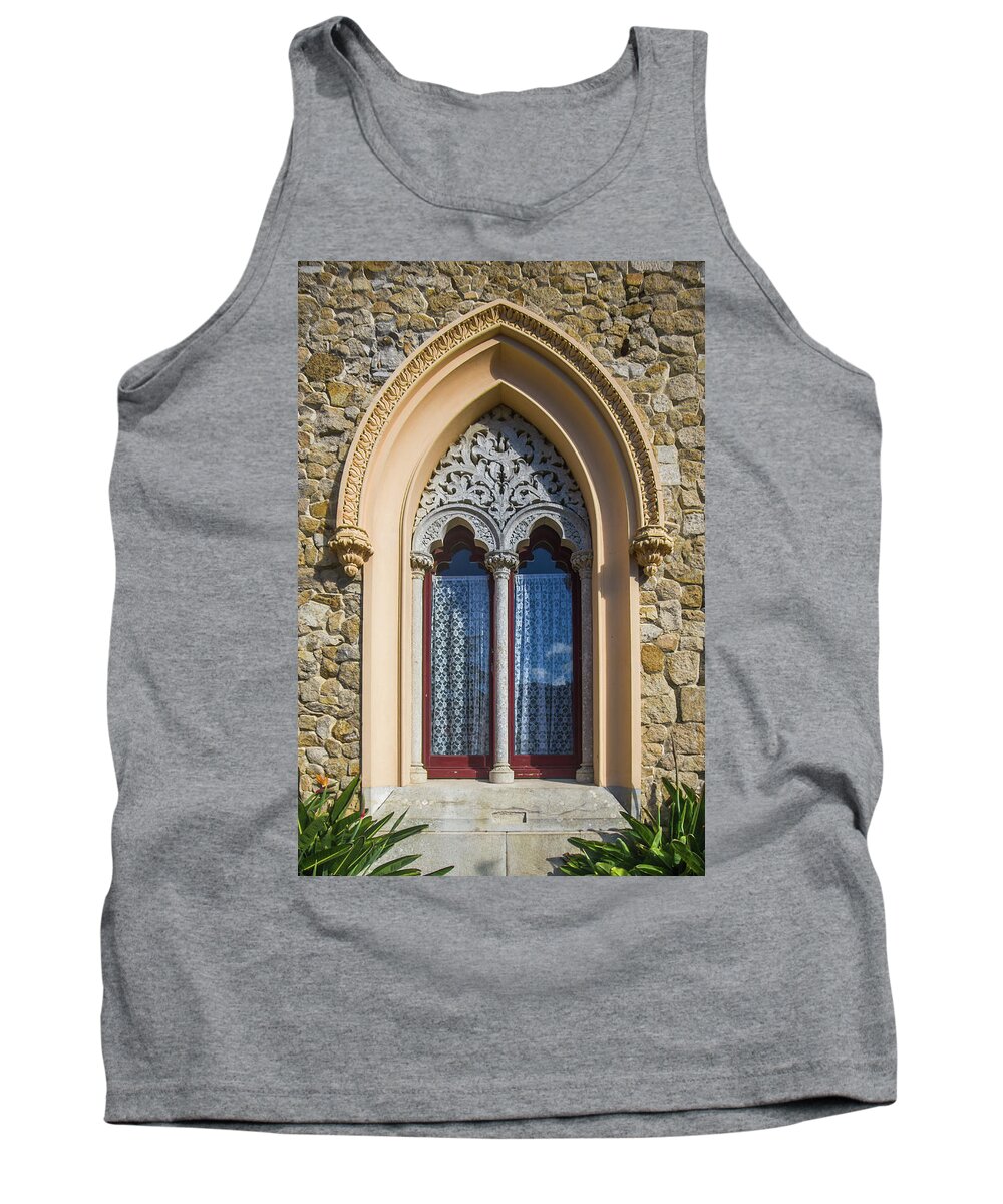 Sintra Tank Top featuring the photograph Sintra Window by Carlos Caetano