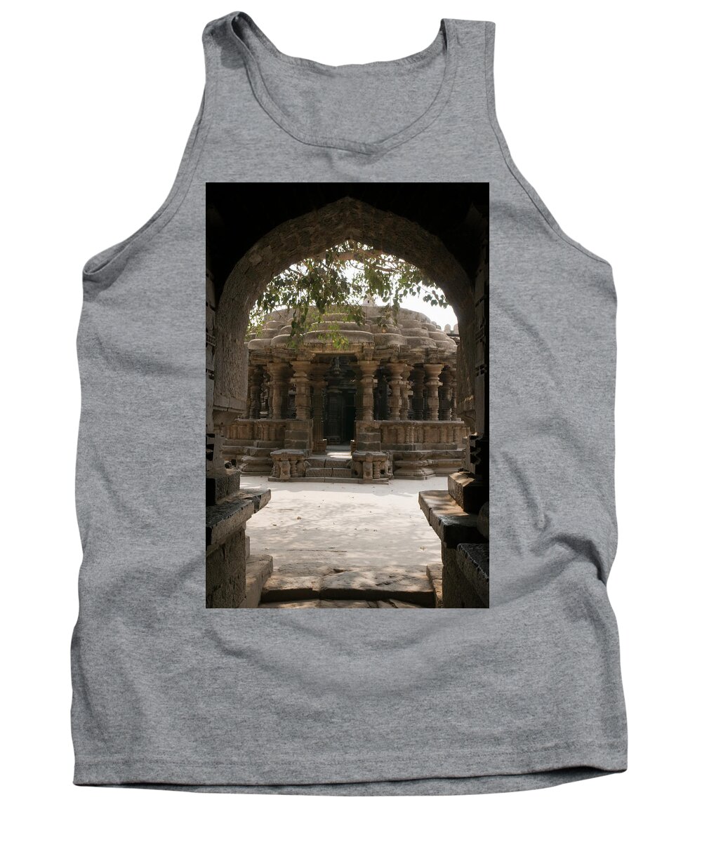 Ancient Tank Top featuring the photograph SKN 1967 Ancient Marvel by Sunil Kapadia