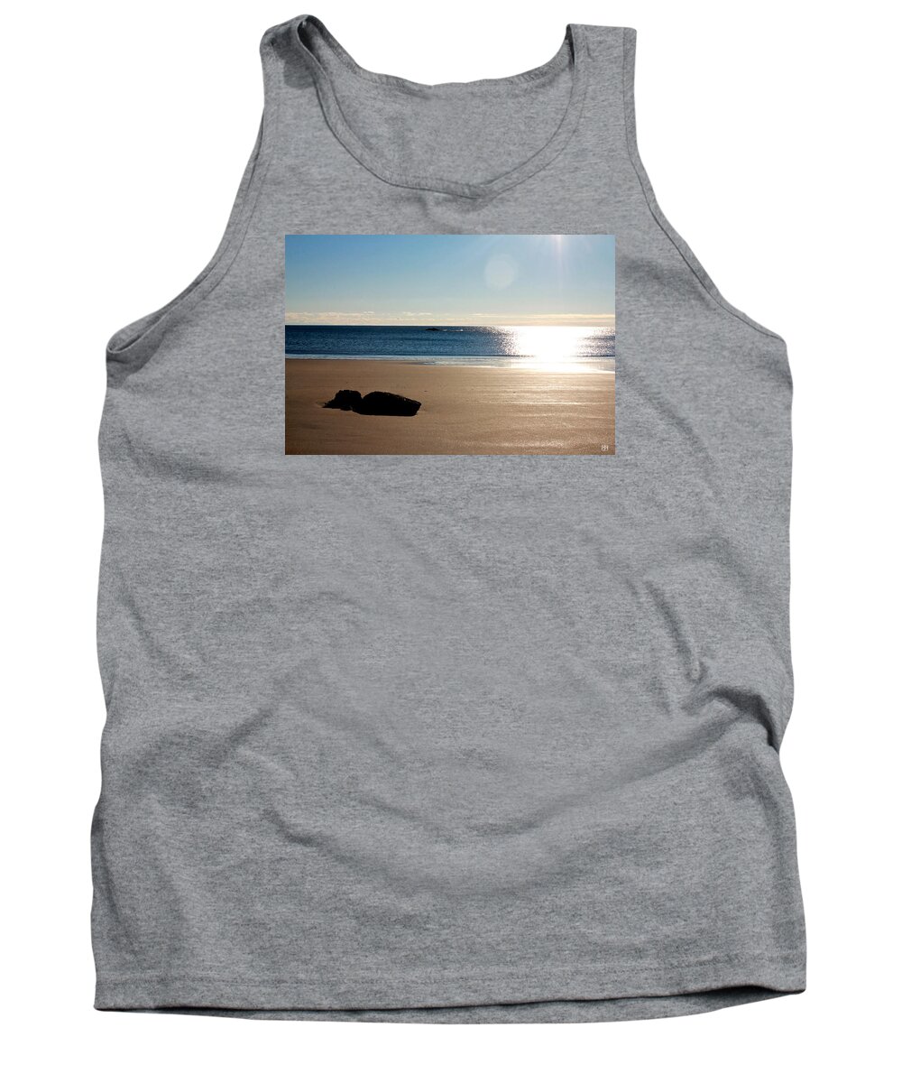 Head Beach Tank Top featuring the photograph Small Point by John Meader