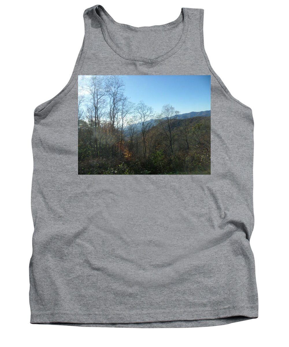 Smoky Mountains Tank Top featuring the photograph Smokies 15 by Val Oconnor