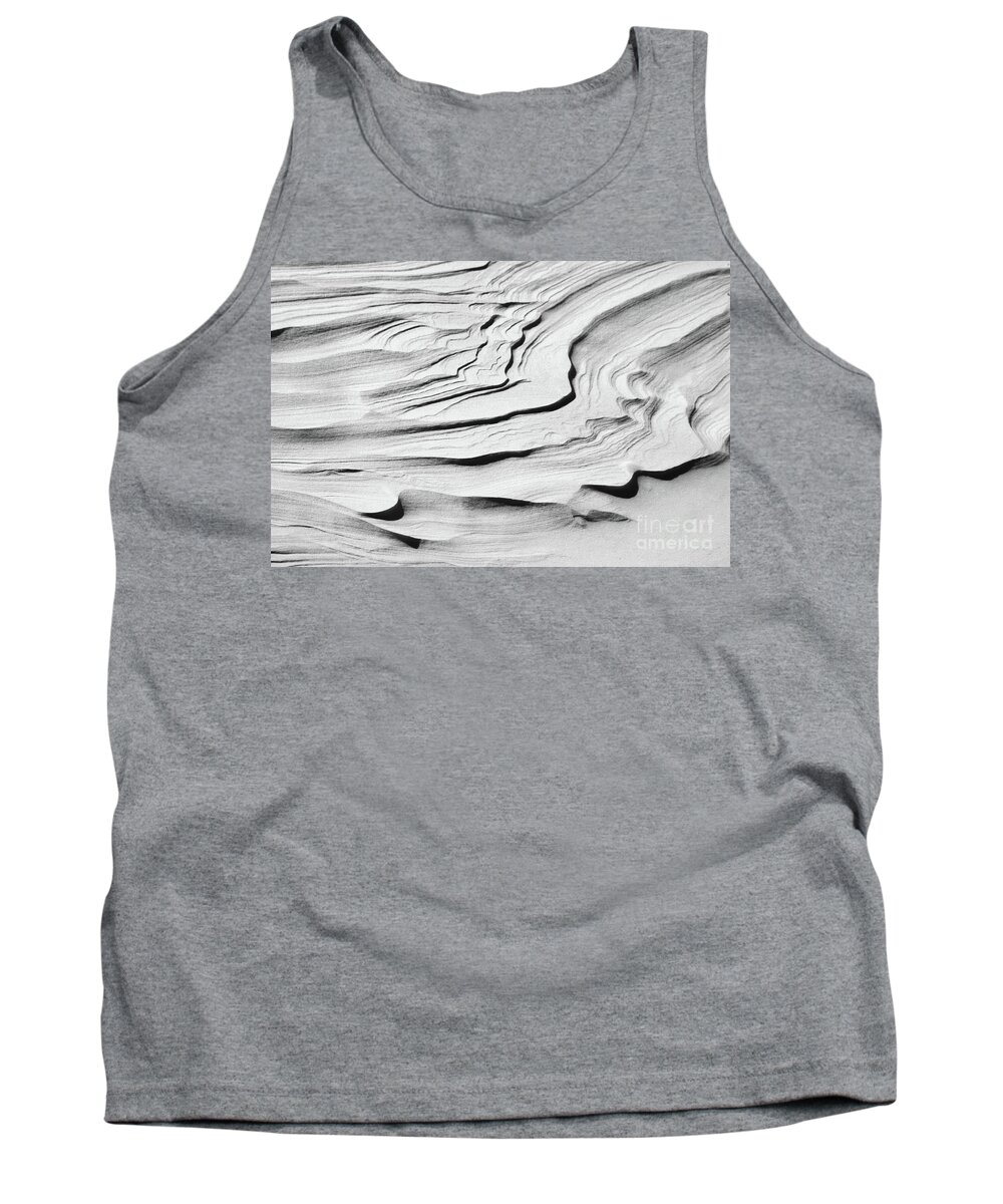Snow Tank Top featuring the photograph Snow Abstract by Kimberly Blom-Roemer