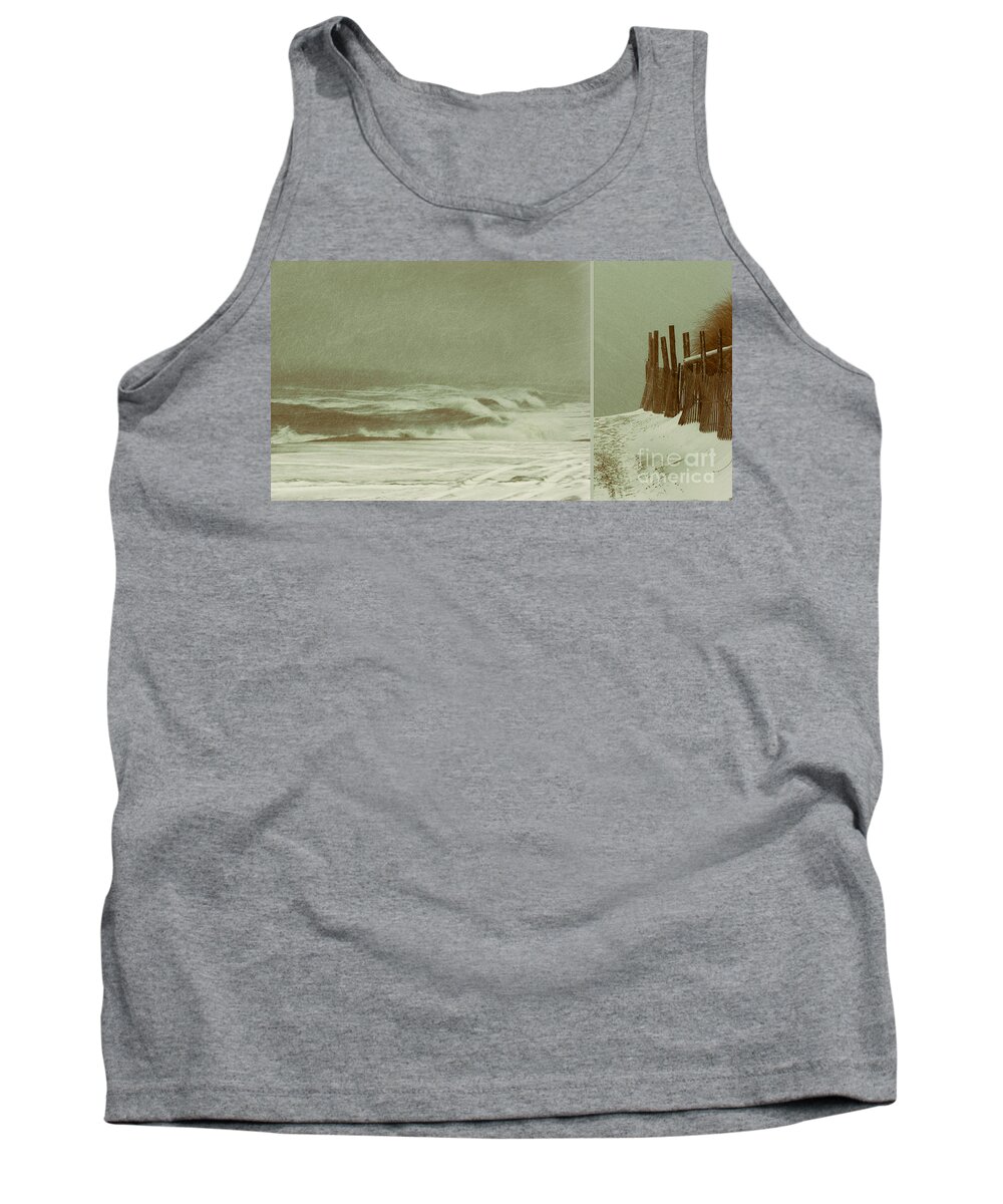 Beach Tank Top featuring the photograph Solitude is Deafening by Dana DiPasquale