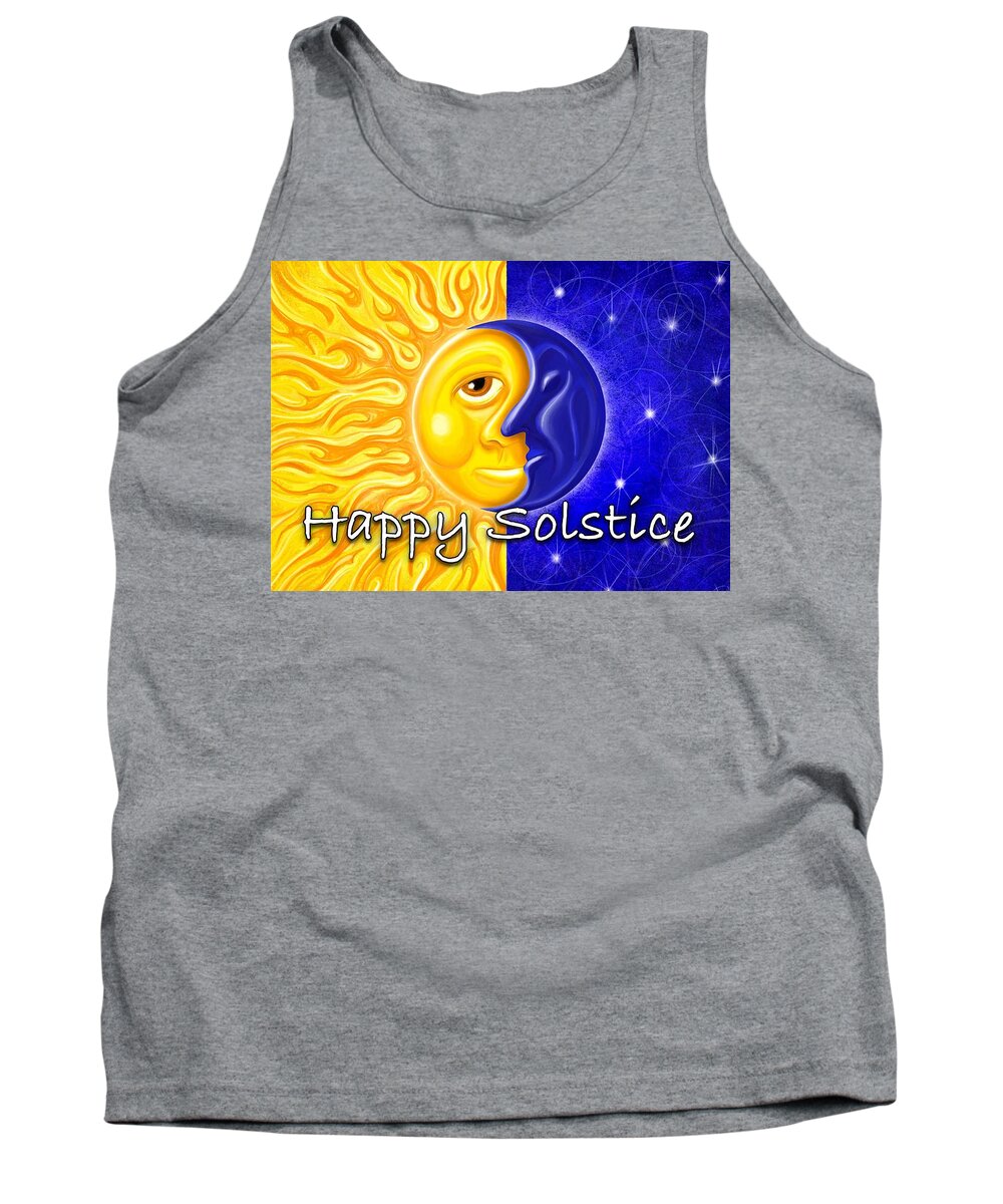Solstice Tank Top featuring the digital art Solstice by David Kyte