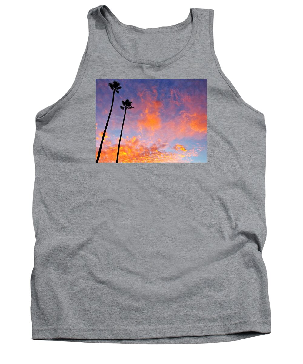 Light Show Tank Top featuring the photograph Southern California Light Show by Richard Cheski