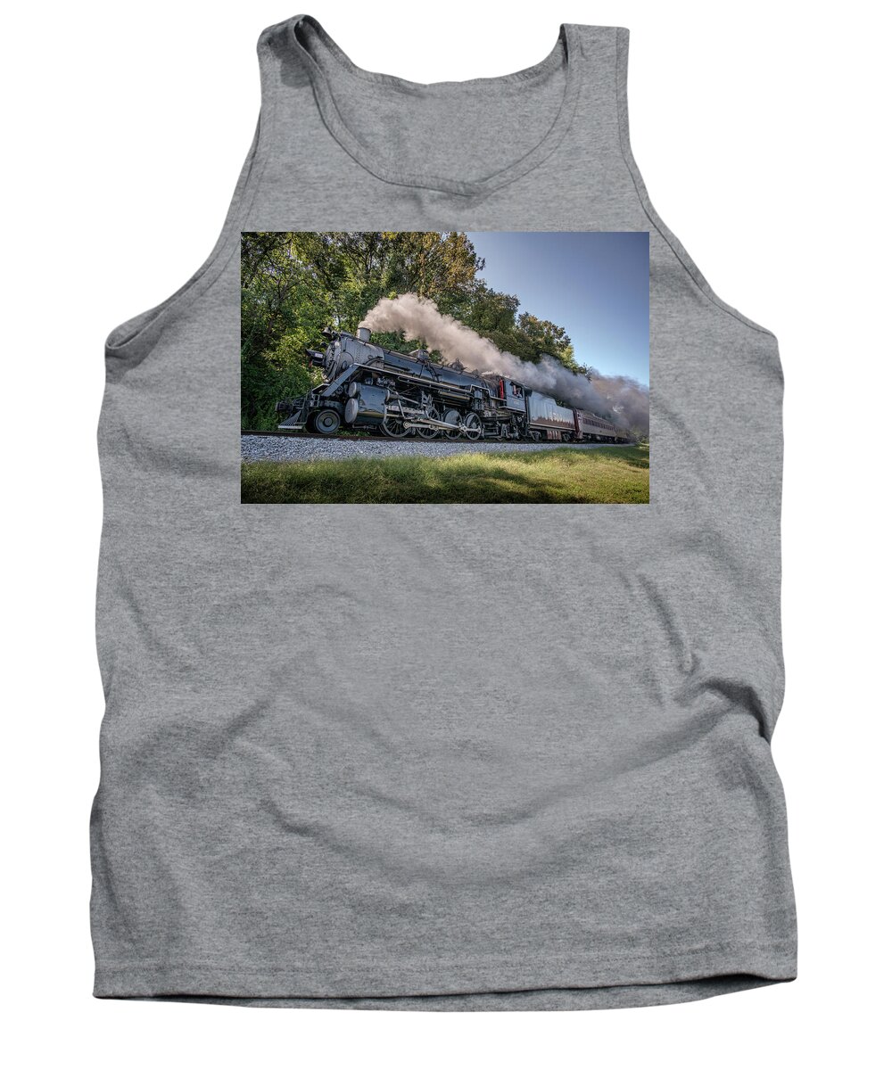 Landscape Tank Top featuring the photograph Southern Railway Steam 4501 by Jim Pearson
