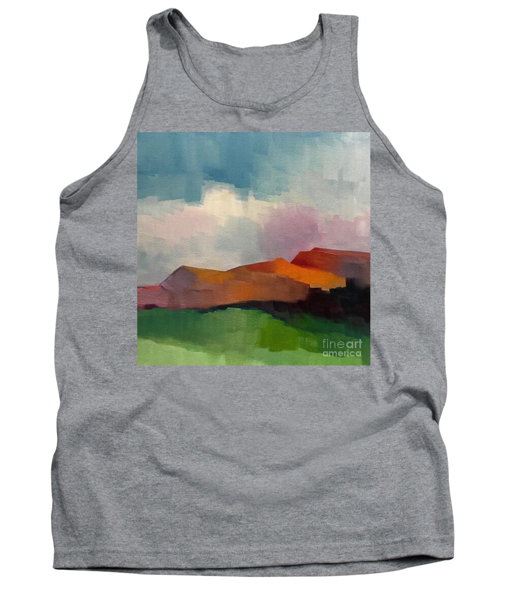 Landscape Tank Top featuring the painting Southwest Light by Michelle Abrams