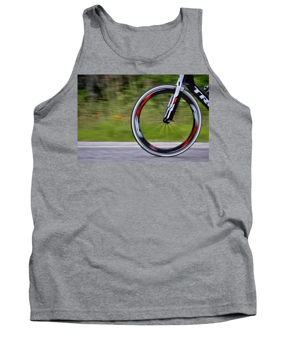 Bike Racing Tank Top featuring the photograph Speed of Life by Linda Unger