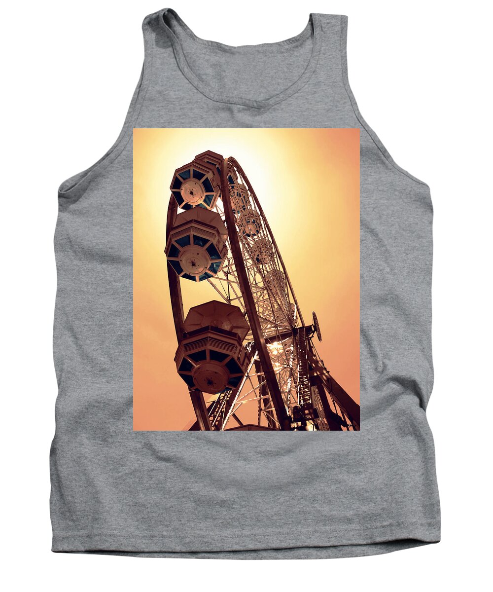 Ferris Wheel Tank Top featuring the photograph Spinning Like A Ferris Wheel by Glenn McCarthy Art and Photography