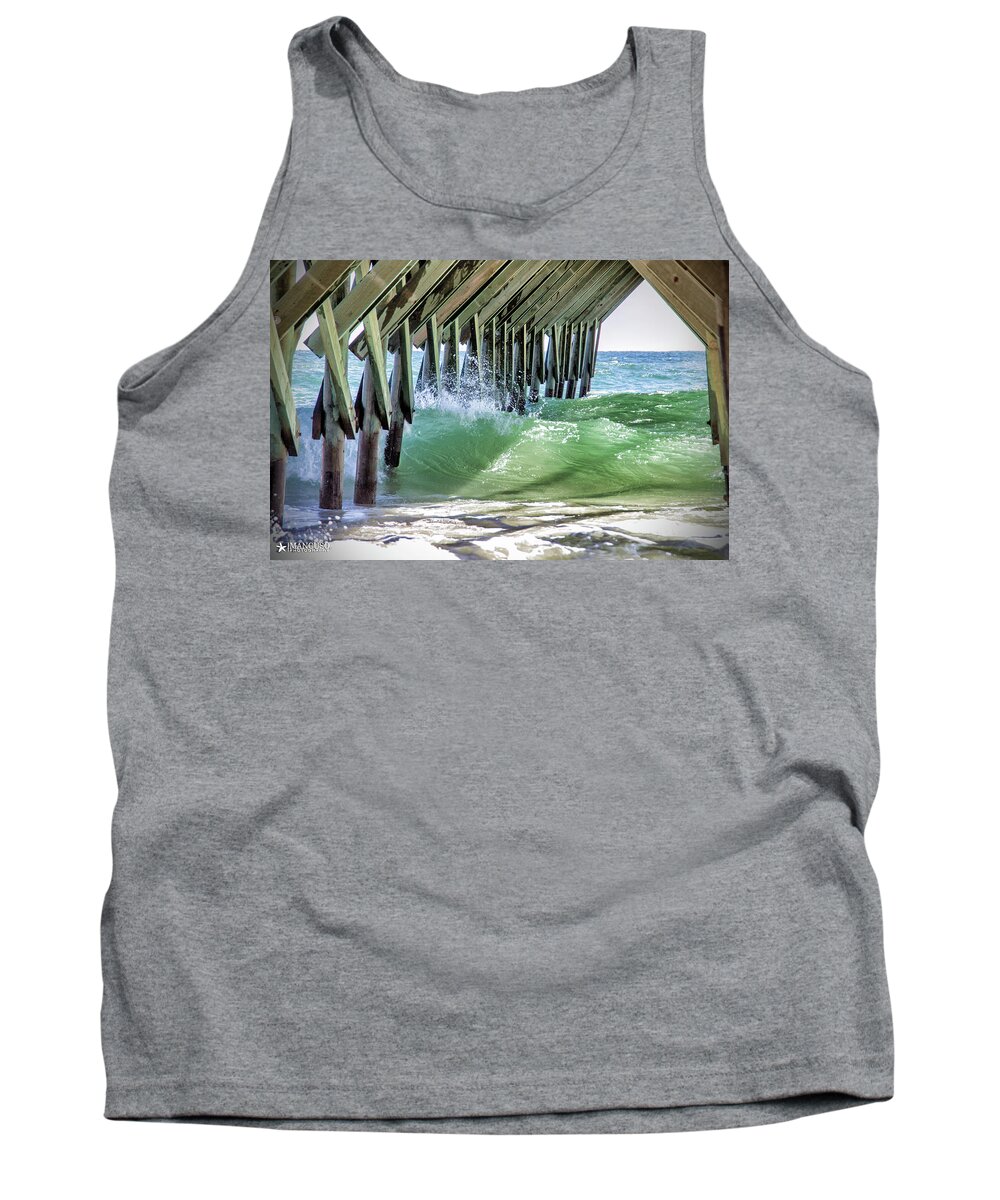Waves Print Tank Top featuring the photograph Splash by Phil Mancuso
