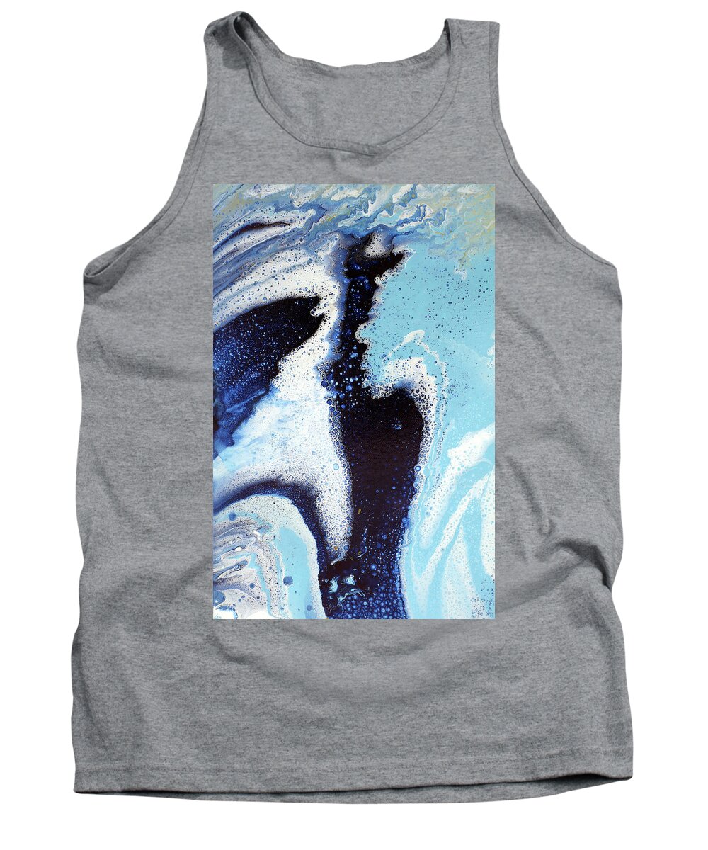Beach Tank Top featuring the painting Spout by Tamara Nelson